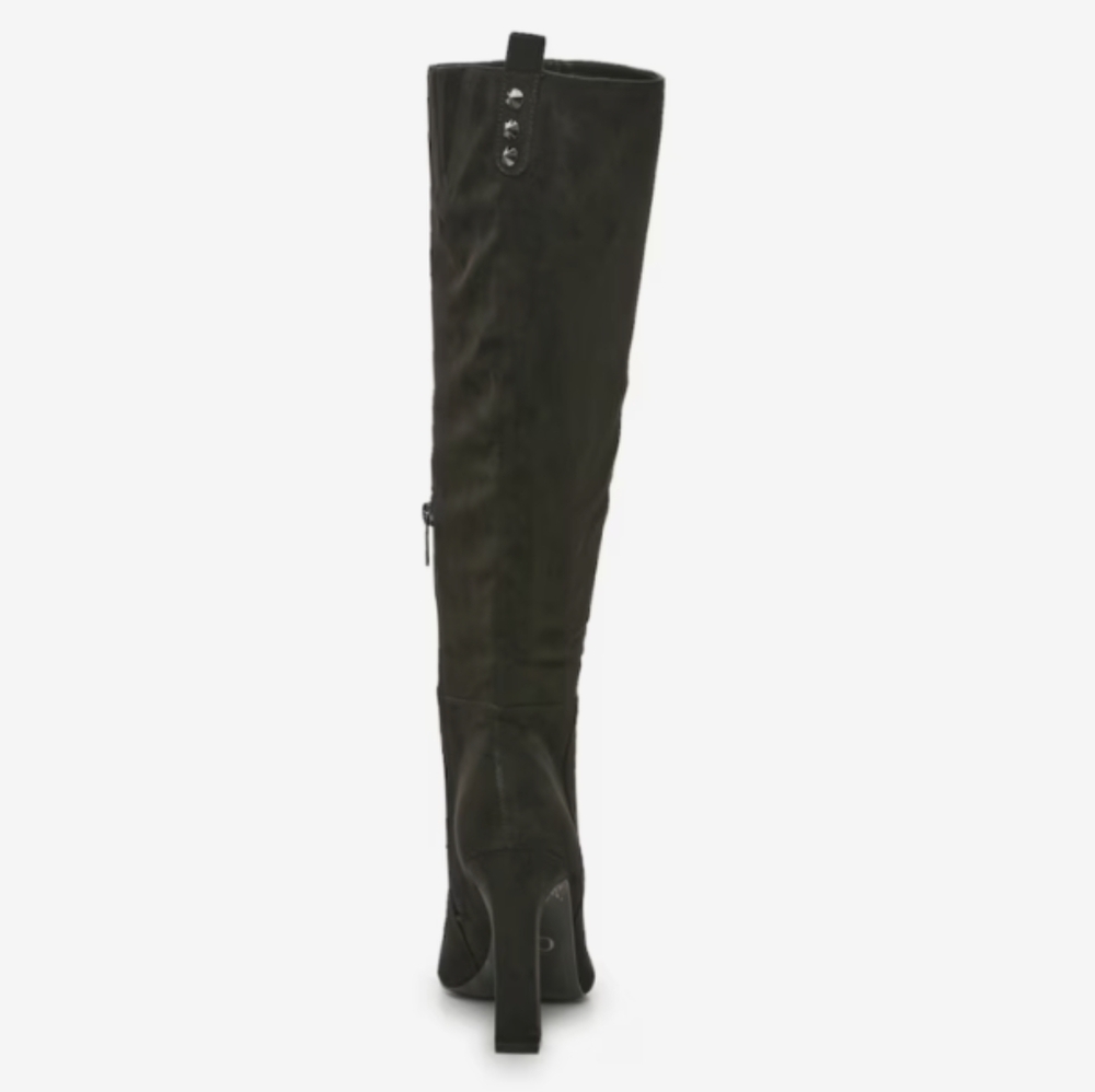 JLO Jennifer Lopez Krim Boot Women's Size 9.5 Black High Heeled Boot - Picture 15 of 16